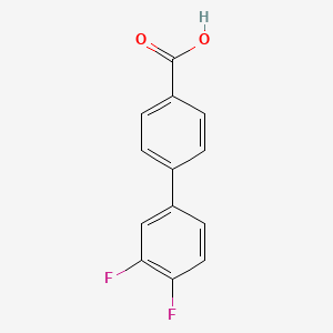 molecular formula C13H8F2O2 B1593121 3',4'-二氟联苯-4-甲酸 CAS No. 505082-81-5