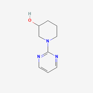 molecular formula C9H13N3O B1593124 1-(Pyrimidin-2-yl)piperidin-3-ol CAS No. 419556-92-6