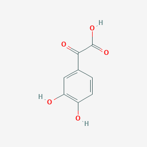 molecular formula C8H6O5 B159319 2-(3,4-Dihydroxyphenyl)-2-oxoacetic acid CAS No. 10118-81-7