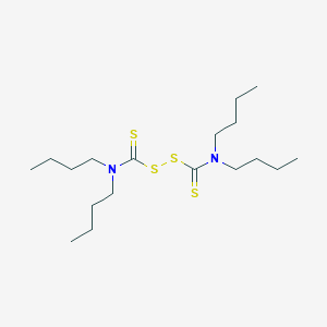 molecular formula C18H36N2S4 B159320 Tetrabutylthiuram disulfide CAS No. 1634-02-2