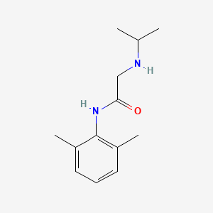 B1593225 2-(Isopropylamino)-2',6'-acetoxylidide CAS No. 42459-30-3