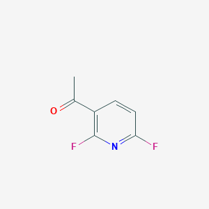 molecular formula C7H5F2NO B1593230 1-(2,6-Difluoropyridin-3-yl)ethanone CAS No. 920036-27-7
