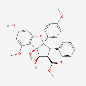 molecular formula C27H26O8 B1593234 Silvestrol aglycone CAS No. 960365-65-5