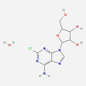 molecular formula C10H14ClN5O5 B1593237 2-氯腺苷半水合物 CAS No. 81012-94-4