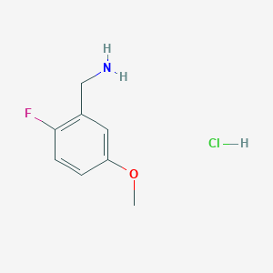 molecular formula C8H11ClFNO B1593240 (2-Fluoro-5-methoxyphenyl)methanamine hydrochloride CAS No. 1134508-37-4