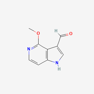 molecular formula C9H8N2O2 B1593242 4-methoxy-1H-pyrrolo[3,2-c]pyridine-3-carbaldehyde CAS No. 1000341-31-0
