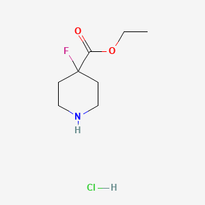 molecular formula C8H15ClFNO2 B1593268 Ethyl 4-Fluoropiperidine-4-carboxylate Hydrochloride CAS No. 845909-49-1
