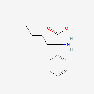 molecular formula C13H19NO2 B1593270 Methyl 2-amino-2-phenylhexanoate CAS No. 360074-85-7