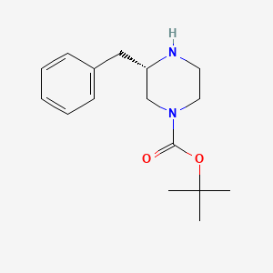 molecular formula C16H24N2O2 B1593272 (S)-1-Boc-3-benzylpiperazine CAS No. 475272-55-0