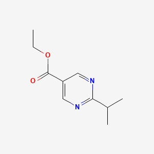molecular formula C10H14N2O2 B1593277 2-异丙基嘧啶-5-羧酸乙酯 CAS No. 954226-53-0