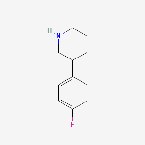 molecular formula C11H14FN B1593281 3-(4-氟苯基)哌啶 CAS No. 676495-94-6