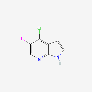 molecular formula C7H4ClIN2 B1593287 4-氯-5-碘-1H-吡咯并[2,3-b]吡啶 CAS No. 1015610-31-7