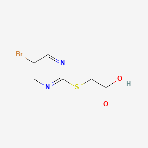 molecular formula C6H5BrN2O2S B1593289 2-((5-Bromopyrimidin-2-yl)thio)acetic acid CAS No. 52767-92-7