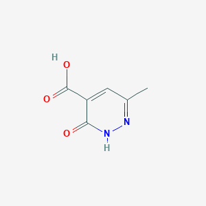 molecular formula C6H6N2O3 B1593315 6-甲基-3-氧代-2,3-二氢哒嗪-4-羧酸 CAS No. 74557-73-6