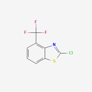 molecular formula C8H3ClF3NS B1593317 2-氯-4-(三氟甲基)苯并[d]噻唑 CAS No. 898748-15-7