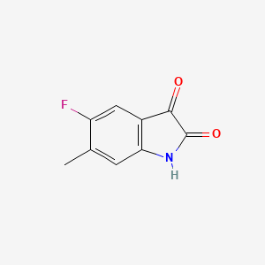 molecular formula C9H6FNO2 B1593322 5-Fluoro-6-methyl isatin CAS No. 749240-54-8