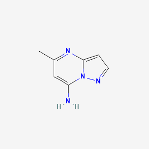 molecular formula C7H8N4 B1593327 5-甲基吡唑并[1,5-A]嘧啶-7-胺 CAS No. 2369-88-2