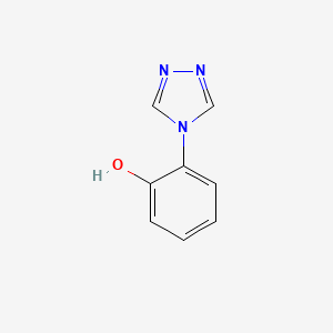 molecular formula C8H7N3O B1593333 2-(4H-1,2,4-三唑-4-基)酚 CAS No. 889129-51-5