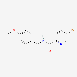molecular formula C14H13BrN2O2 B1593335 5-Bromo-N-(4-methoxybenzyl)picolinamide CAS No. 951885-02-2