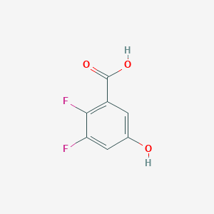 molecular formula C7H4F2O3 B1593340 2,3-二氟-5-羟基苯甲酸 CAS No. 749230-51-1
