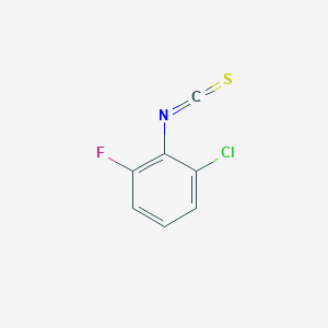 molecular formula C7H3ClFNS B1593345 1-Chloro-3-fluoro-2-isothiocyanatobenzene CAS No. 899806-25-8