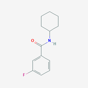 molecular formula C13H16FNO B1593356 N-环己基-3-氟苯甲酰胺 CAS No. 2267-94-9