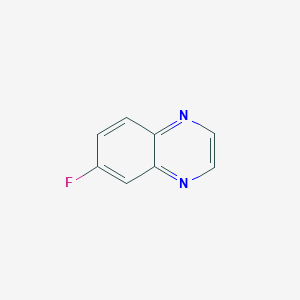 molecular formula C8H5FN2 B159336 6-Fluoroquinoxaline CAS No. 1644-14-0