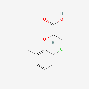 molecular formula C10H11ClO3 B1593362 2-(2-氯-6-甲基苯氧基)丙酸 CAS No. 35851-12-8