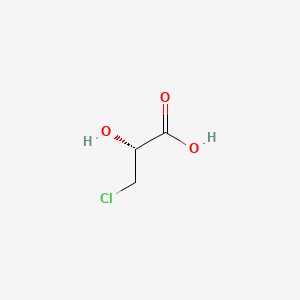 B1593363 Propanoic acid, 3-chloro-2-hydroxy-, (2R)- CAS No. 61505-41-7