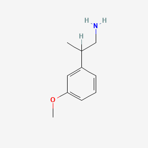 B1593373 2-(3-Methoxyphenyl)propan-1-amine CAS No. 754913-55-8