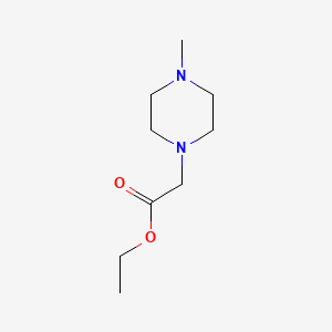 molecular formula C9H18N2O2 B1593374 1-Piperazineacetic acid, 4-methyl-, ethyl ester CAS No. 28920-67-4