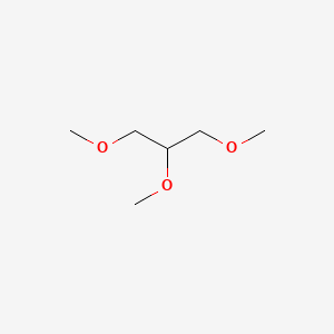 molecular formula C6H14O3 B1593376 丙烷，1,2,3-三甲氧基- CAS No. 20637-49-4