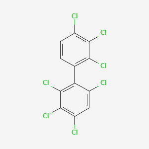 molecular formula C12H3Cl7 B1593386 2,2',3,3',4,4',6-七氯联苯 CAS No. 52663-71-5