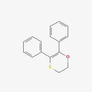 B1593389 2,3-Dihydro-5,6-diphenyl-1,4-oxathiin CAS No. 58041-19-3
