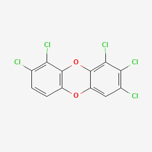 molecular formula C12H3Cl5O2 B1593393 1,2,3,8,9-五氯二苯并-对-二恶英 CAS No. 71925-18-3