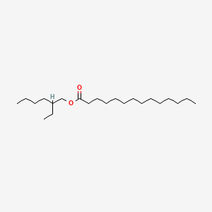molecular formula C22H44O2 B1593396 肉豆蔻酸 2-乙基己酯 CAS No. 29806-75-5