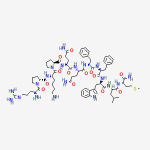 B1593406 2-Pro-7-phe-9-trp-substance P CAS No. 77275-70-8