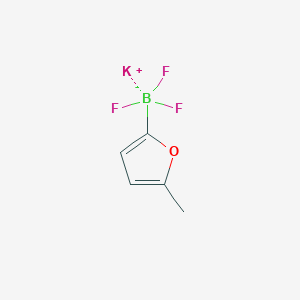 molecular formula C5H5BF3KO B1593410 Potassium trifluoro(5-methylfuran-2-yl)borate CAS No. 1111213-54-7