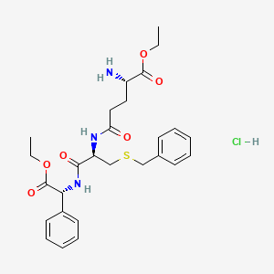 molecular formula C27H36ClN3O6S B1593417 依替司他盐酸盐 CAS No. 286942-97-0