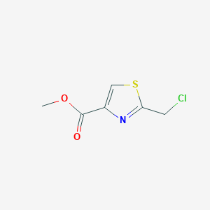 molecular formula C6H6ClNO2S B1593418 Methyl 2-(chloromethyl)thiazole-4-carboxylate CAS No. 321371-29-3