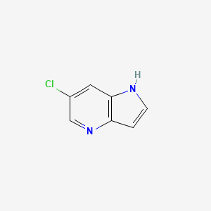 molecular formula C7H5ClN2 B1593424 6-氯-1H-吡咯并[3,2-b]吡啶 CAS No. 1021339-19-4