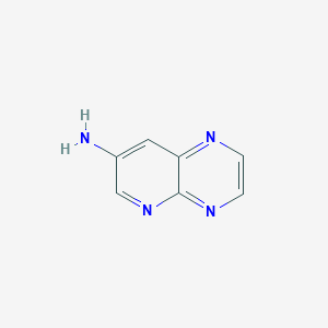 molecular formula C7H6N4 B1593434 吡啶并[2,3-b]吡嗪-7-胺 CAS No. 804551-62-0