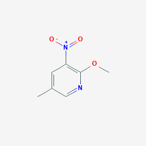 B1593435 2-Methoxy-5-methyl-3-nitropyridine CAS No. 33252-62-9