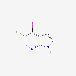 B1593437 5-Chloro-4-iodo-1H-pyrrolo[2,3-B]pyridine CAS No. 1020056-77-2