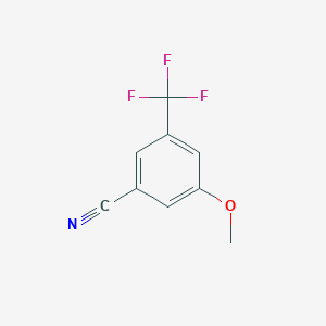 molecular formula C9H6F3NO B1593457 3-甲氧基-5-(三氟甲基)苯腈 CAS No. 868167-61-7