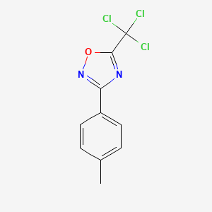 B1593464 3-(4-Methylphenyl)-5-(trichloromethyl)-1,2,4-oxadiazole CAS No. 5373-86-4
