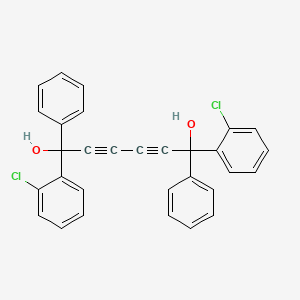 B1593466 1,6-Bis(2-chlorophenyl)-1,6-diphenyl-2,4-hexadiyne-1,6-diol CAS No. 86436-19-3