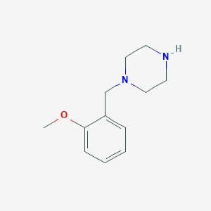molecular formula C12H18N2O B1593468 1-(2-甲氧基苄基)哌嗪 CAS No. 55037-81-5