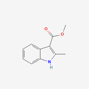 molecular formula C11H11NO2 B1593475 Methyl 2-methyl-1H-indole-3-carboxylate CAS No. 65417-22-3
