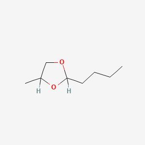 molecular formula C8H16O2 B1593477 2-丁基-4-甲基-1,3-二氧杂环 CAS No. 74094-60-3